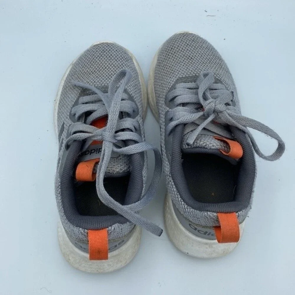 Adidas Sportswear Kids Puremotion Trainers Running Sneakers Shoes Gray Size 11K